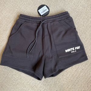 White Fox Offstage Lounge Shorts Shadow